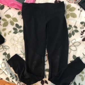 Fabletics mesh black leggings